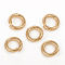 304 Stainless Steel Jump Ring, Open Jump Rings, Golden, 10x2mm, Inner Diameter: 6mm, 12 Gauge