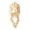 Brass Fold Over Clasps, Cadmium Free & Nickel Free & Lead Free, Rectangle, Real 18K Gold Plated, 32mm