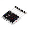 Heart Resin & Polymer Clay Pave Rhinestone Ball-Point Pen, Iron Beadable Pen, for DIY Personalized Pen with Jewelry Beads, Mixed Color, 150~152x15~17mm