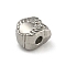 Non-Tarnish 304 Stainless Steel Beads, Owl, Stainless Steel Color, 10x8.5x7.5mm, Hole: 2.5mm