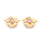 Brass Micro Pave Cubic Zirconia Pendants, Butterfly, Nickel Free, Long-Lasting Plated, Real 18K Gold Plated, 17.5x24x4mm, Hole: 1.4mm