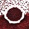 Picasso Spray Painted Glass Seed Beads, Peanut, Brown, 6x4x3mm, Hole: 1.2mm, about 4000pcs/pound