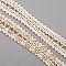 Natural Jute Cord, Flat, Old Lace, 15x1mm, about 10.94 Yards(10m)/Bundle