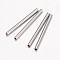 Tarnish Resistant 304 Stainless Steel Tube Beads, Stainless Steel Color, 20x1.5mm, Hole: 1mm