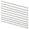 10Pcs 304 Stainless Steel Hollow Tube, Stainless Steel Color, 30.6x0.6cm, Inner Diameter: 0.4cm