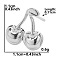 Cherry Stainless Steel Stud Earrings for Women, 11x11mm