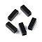 201 Stainless Steel Beads, Rectangle, Electrophoresis Black, 8x3x3mm, Hole: 1.8~2mm