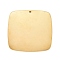 304 Stainless Steel Pendants, Manual Polishing, Stamping Blank Tag, Laser Cut, Square, Golden, 28x28x0.8mm, Hole: 1.2mm