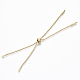 Изготовление регулируемых браслетов из латуни KK-T059-01G-NF-2