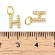Латунные микро проложить кубического циркония подвески KK-M273-02G-H-3