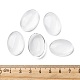 Прозрачные стеклянные кабошоны GGLA-R022-25x18-5