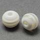 Круглые бусины полосатая смолы RESI-R158-10mm-09-1