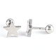 Серьги-штанги для хрящей из нержавеющей стали 201 EJEW-R147-08-4