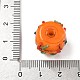 Бусины ручной работы в технике лэмпворк с неровностями LAMP-M025-01D-3