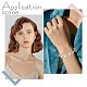 12 стильные латунные обжимные бусины rondelle KK-PH0003-97-4