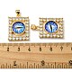 Настоящие кулоны из латуни KK-L209-006G-02-3