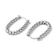 Серьги-кольца из нержавеющей стали марки 304 STAS-Z052-09P-2