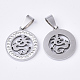 201 филигранный кулон из нержавеющей стали STAS-N089-44P-2