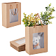 Крафт-бумага подарочные пакеты ABAG-WH0044-36B-1
