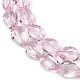 Прозрачные стеклянные бусины GLAA-H038-03A-3