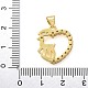 Латунные микро проложить кубического циркония подвески KK-M319-23G-01-3