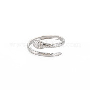 Кольцо-манжета в форме змеи из нержавеющей стали 304 RJEW-S405-179P