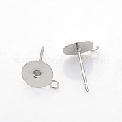 Серьги-гвоздики из нержавеющей стали 304 STAS-N036-03A