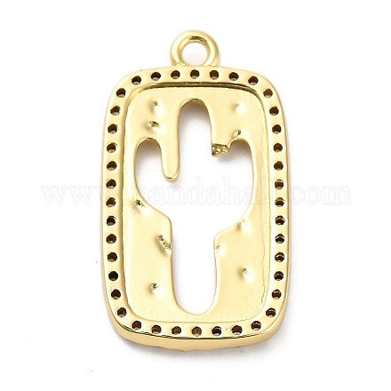 Латунные микро проложить кубического циркония подвески KK-L229-059G-1