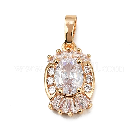 Латунные микро проложить кубического циркония подвески KK-E795-07KCG-1