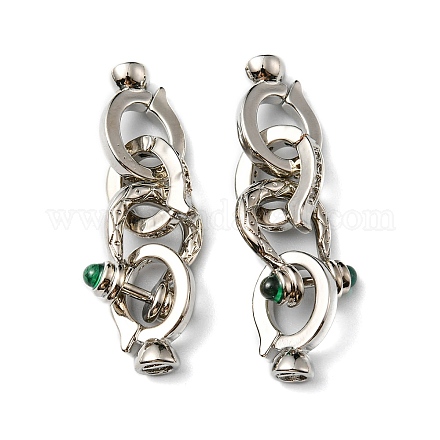 Латунная стойка с микропаве из кубического циркония KK-P235-13P-1