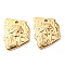 PVD Vacuum Plating 304 Stainless Steel Pendant Cabochon Settings, Polygon with Girl, Golden, Tray: 2.5mm, 23x17.5x3mm, Hole: 1.6mm