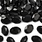Preciosa® MAXIMA Crystal Fancy Stones, Czech Crystal, 435 12 601 Oval, Unfoiled, 23980 Jet, 14x10mm