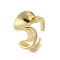 Brass Adjustable Rings, Cadmium Free & Nickel Free & Lead Free, Real 18K Gold Plated, Inner Diameter: 17.8mm