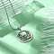 201 Stainless Steel Crystal Rhinestone Ring with Family Pendant Necklaces for Mother's Day Gift, Stainless Steel Color, Star, 17.76 inch(45.1cm)