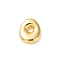 Brass Pendants, Cadmium Free & Nickel Free & Lead Free, Real 18K Gold Plated, Letter O, 22x18.5x6.5mm, Hole: 2.5x3.5mm