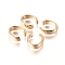 304 Stainless Steel Open Quick Link Connectors, Linking Rings, Golden, 13x12x4mm