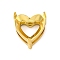 304 Stainless Steel Rhinestone Claw Settings, Golden, Heart, Fit for 8x8mm Rhinestone, 8.5x8.5x6mm