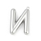 304 Stainless Steel Pendants, Letter Charm, Letter N, 38x25x7mm, hole: 2.2mm