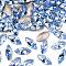 Preciosa® MAXIMA Crystal Fancy Stones, Czech Crystal, 435 14 615 Navette(Horse Eye), Dura Foiling, 30020 Light Sapphire, 15x7mm