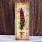 Feather with Alloy Gear Pens, Dark Red, 260mm
