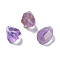 Natural Amethyst Beads, No Hole/Undrilled, Faceted, Nuggets, 15~19x13~15x12~15mm