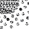 Preciosa® MAXIMA Crystal Round Stones, Czech Crystal, Unfoiled, Bicone(436 11 177 Rivoli), 23980 272 Hematite, SS39(8.15~8.4mm)