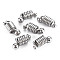 Non-Tarnish 201 Stainless Steel European Beads, Large Hole Beads, Column, Stainless Steel Color, 21x9x8mm, Hole: 5mm