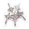 Alloy Pendants, For Easter, Cadmium Free, Nickel Free and Lead Free, Crucifix Cross Pendant, Antique Silver Color, 50x28x3mm, Hole: 3mm