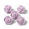 Food Grade Eco-Friendly Silicone Beads, Rose, Thistle, 20.5x12.5mm, Hole: 2mm
