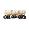 3Pcs 3 Styles Glass Seed Beaded Ring, Elastic Stretch Ring for Men Women, Mixed Color, 2~3.5mm, Inner Diameter: 20mm, 1pc/style