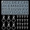 DIY Keychain Making Kits, Inclduing Number and Letter Design DIY Silicone Molds, Alloy Swivel Clasps, Iron Key Rings & Screw Eye Pin Peg Bails, White