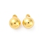 Non-Tarnish 201 Stainless Steel Charms, Ball Charm, Real 18K Gold Plate, Real 18K Gold Plated, 10x7mm,Hole:2mm