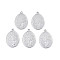 Non-Tarnish 201 Stainless Steel Pendants, Oval with Tree of Life, Stainless Steel Color, 30x20.5x1.5mm, Hole: 1.8mm