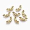Tibetan Style Alloy Beads, Lead Free & Cadmium Free, Antique Golden Color, Wing, 19x7.5x3.5mm, Hole: 1.5mm